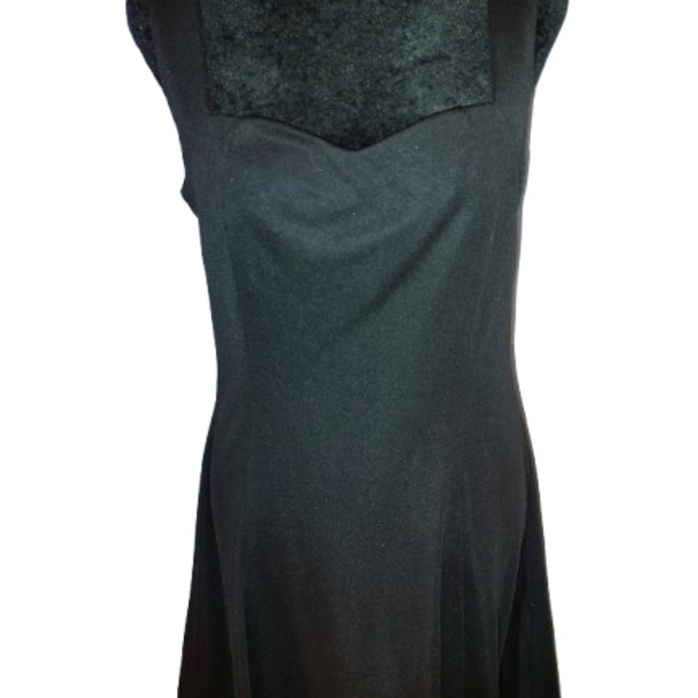 Elegant Black Midi Dress